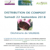 Distribution gratuite de compost - 22 septembre 2018