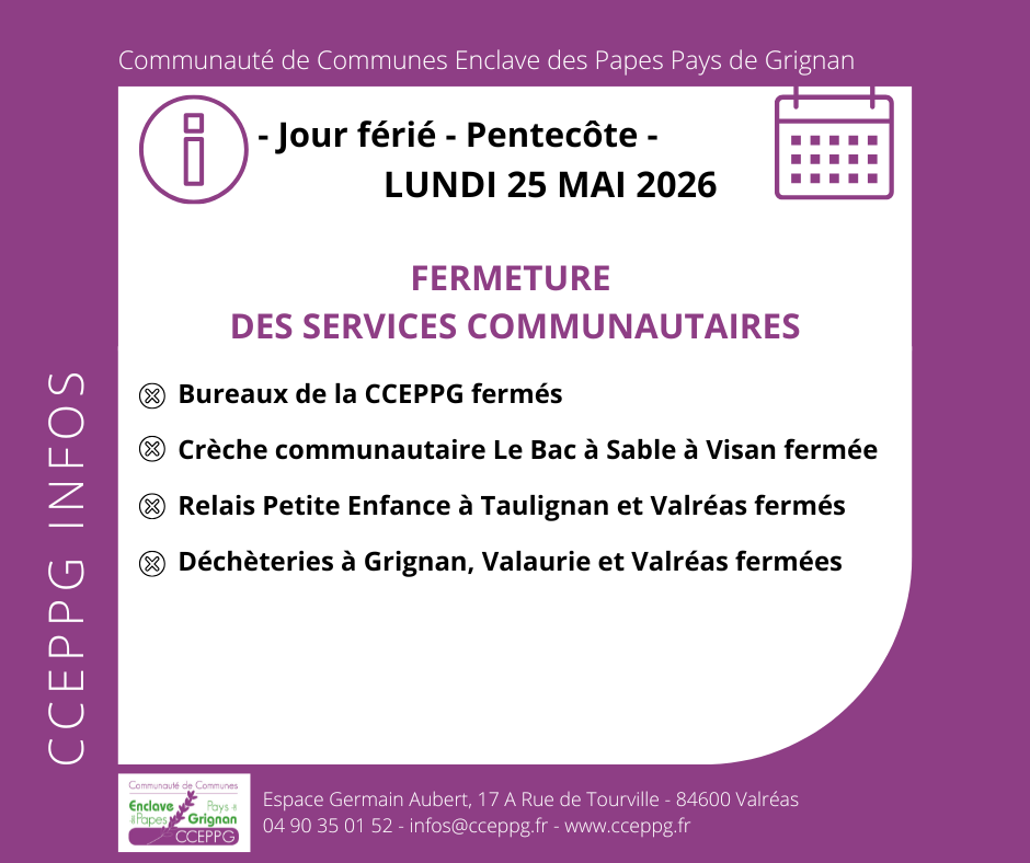 2026 INFO PENTECOTE