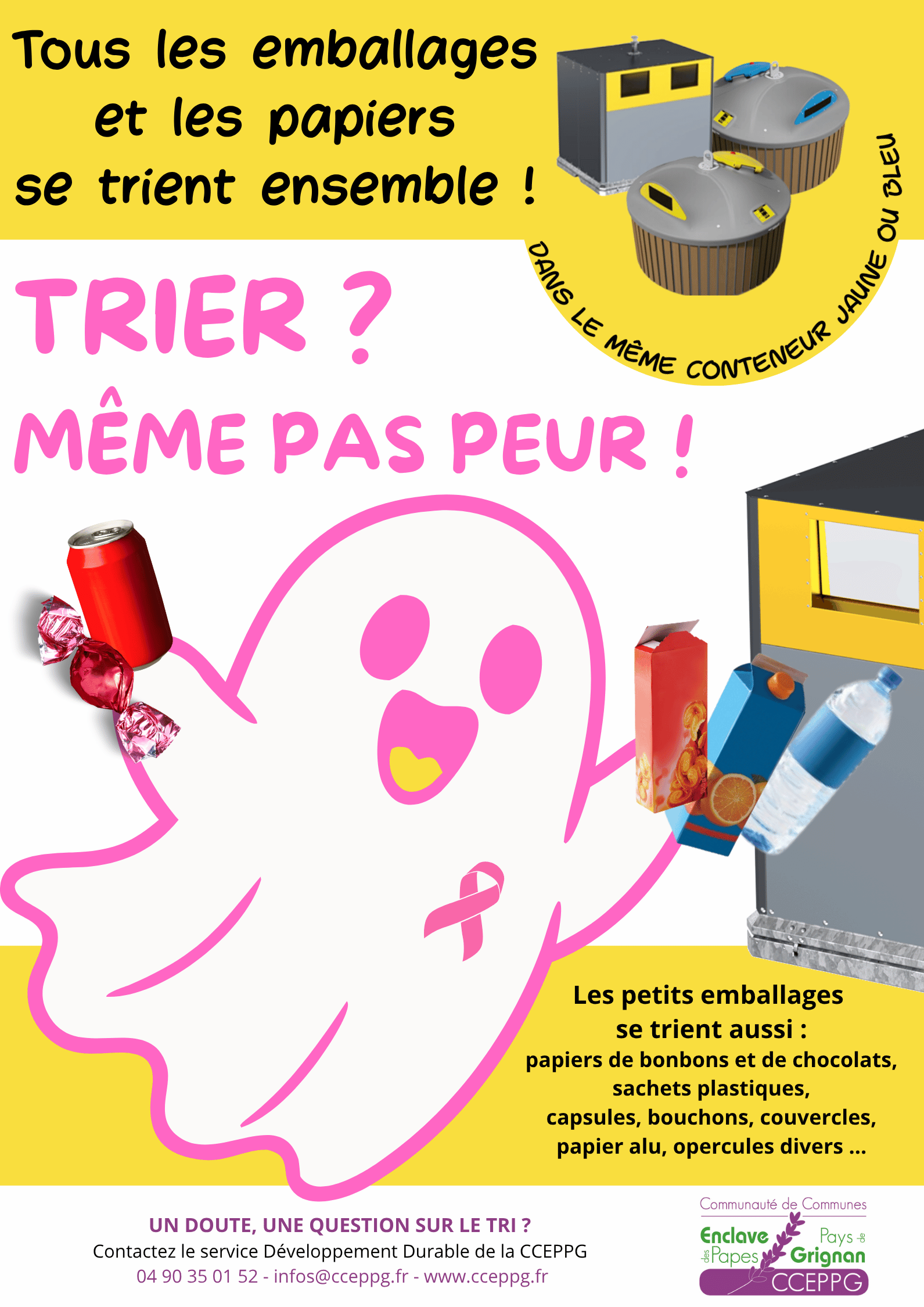 AFFICHE 2026 FANTOME TRIER MEME PAS PEUR