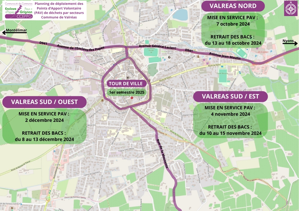 CARTE DEPLOIEMENT PAV VALREAS POUR SITE