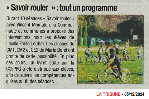 20241205 GRIGNAN SAVOIR ROULER VELO